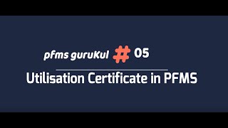 Utilization Certificate in PFMS [upl. by Anitserp]