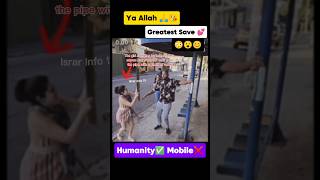 Ya Allah 🙏😘 Greatest Save 🥳 Big Respect 👏❣️💕 Allah shortsvideo respect [upl. by Eudoxia640]