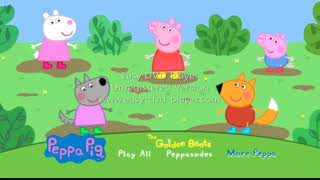 Peppa Pig The Golden Boots DVD Menu Walkthrough [upl. by Gusella]