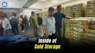 Inside of Cold storage  Pre cooling of Mango  Cold storage price for Export [upl. by Ranip]