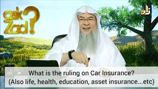 Ruling on Insurance in Islam Car Life Property Health Education Asset etc  Assim al hakeem [upl. by Child]