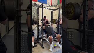 260kg 573lb OHP  New World Record  Ronnie Colman Gym Reaper fitness gymmotivation motivation [upl. by Nahsyar]