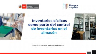 Inventarios cíclicos como parte del control de inventarios en el almacén [upl. by Ennaus]