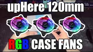 upHere 120mm RGB Computer Case Fans LED Silent Fan [upl. by Linker684]