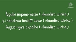 Abatangampundu  Humura wirira  lyrics  lyrics rwanda [upl. by Sokem]