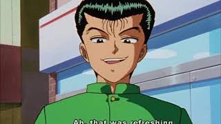 Yu Yu Hakusho Dub Comparison 1  Kuwabaras First Appearance [upl. by Annalla]