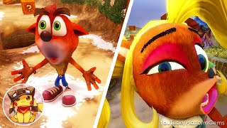 Crash Bandicoot N Sane Trilogy  All Death Animations 1080p [upl. by Nalek]