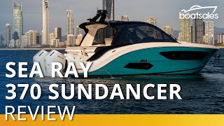 2023 Sea Ray 370 Sundancer review  boatsales [upl. by Reena]