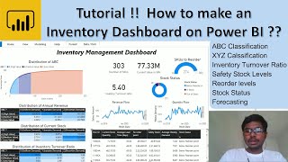 Power BI Inventory Management Dashboard [upl. by Charmane]