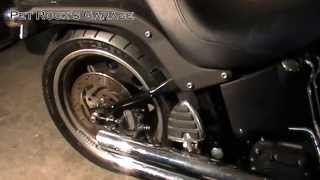 How To Remove amp Install Rear Wheel  Harley Davidson Softail [upl. by Braden]