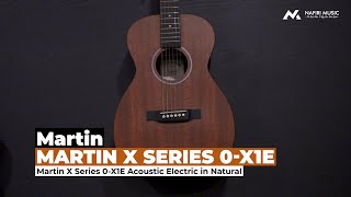 Martin X Series OX1E Acoustic Electric in Natural [upl. by Dori470]