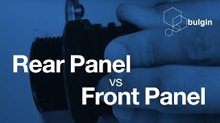 Rear Panel Mount vs Front Panel Mount Connectors  Whats the Difference [upl. by Halullat600]