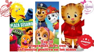 TOP 10 PROGRAMAS DE TV PARA NIÑOS QUE INFLUYEN POSITIVAMENTE [upl. by Aielam]