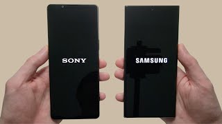 Sony Xperia 1 V vs Galaxy S23 Ultra Speed Test Speakers Battery amp Camera Test [upl. by Lucania]