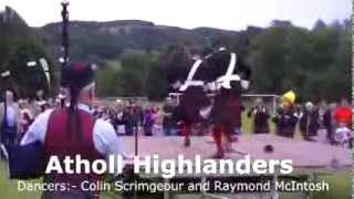 Atholl Highlanders dance the Highland Sword Dance history [upl. by Horace]