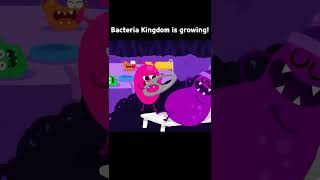 JunyTony Shorts  Bacteria Kingdom is growing  Bacteria Kingdom  Good Habit Song for Kids [upl. by Euqinitram222]