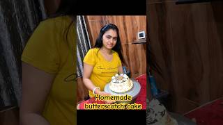 Homemade Butterscotch Cake 🎂 trending cake butterscotch shorts shortvideo [upl. by Esilanna]