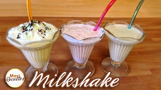 Recette Facile Milkshake aux 3 Saveurs Fraises Mangue Banane [upl. by Barncard]