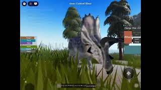 Pentaceratops gameplay dinosaur world mobile Dev server 1 [upl. by Milano]