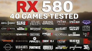 RX 580 Test in 40 Games in 2023 [upl. by Heddi169]