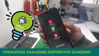 COMO FORMATEAR CUALQUIER DISPOSITIVO SAMSUNG [upl. by Luar]