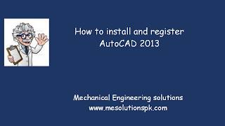 Autocad 2013 installation process [upl. by Luz579]