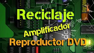 Reciclaje amplificador con reproductor DVD [upl. by Oiliruam]