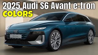 2025 Audi S6 Avant etron Colors [upl. by Elamrej]