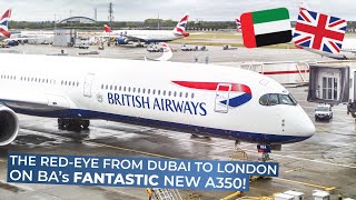 TRIPREPORT  British Airways ECONOMY  Airbus A3501000  Dubai  London Heathrow [upl. by Gershom]