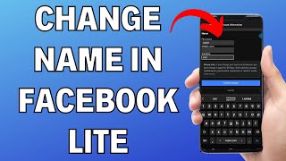 How To Change Name In Facebook Lite 2023  Facebook Profile Name Change Help  Fb Lite App [upl. by Naesar]