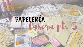 HAZ TU PAPELERÍA CASERA PT5 ✨ Recreando papelería popular  Stickers y más ✨  Journaling by Xia [upl. by Hauge]