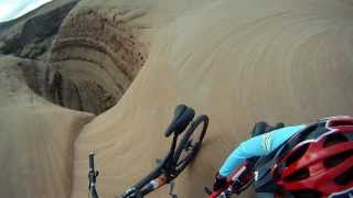 Slickrock MTB Exposure  Bartlett Wash Moab [upl. by Alicirp]