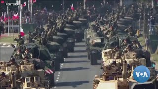 Huge Military Parade Shows Poland’s Changing Attitude on Defense  VOANews [upl. by Nassir218]