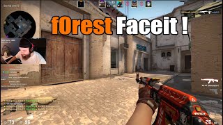 f0rest PLAYS FACEIT MIRAGE🔥STREAM HIGHLIGHTS [upl. by Aissatsan]