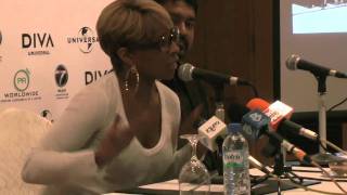 Mary J Blige Music Saved My Life World Tour 2011 Press Conference [upl. by Ruthi556]