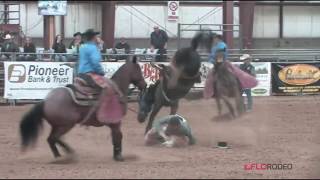 The RANKEST Ranch Rodeo Bronc Riding Wrecks [upl. by Urina]