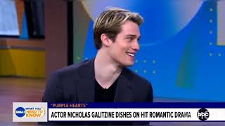 Nicholas Galitzine on GMA3 Interview [upl. by Marylynne269]