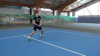 Mathis Amsellem  College Tennis [upl. by Gibert]