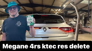 Megane 4rs 280 300 Ktec centre res delete [upl. by Greyso772]