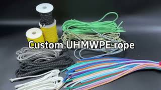 Custom UHMWPE Rope The Ultimate in Strength and Durability [upl. by Pelagi984]