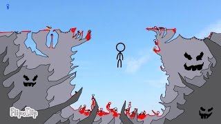 The Cliff 3  The Final Showdown FlipaClip animation 72 stick fight blood warning [upl. by Derry51]