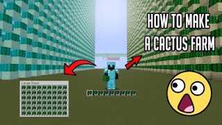 How To Build The BEST Cactus Farm in Minecraft Factions  SCHEMATICA [upl. by Setarcos96]