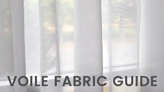 Voile Product Guide  What is Voile Fabric [upl. by Yelik]