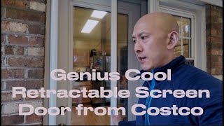 Genius Cool Retractable Screen Door Costco Mistakes were made  Updated Months later [upl. by Nimajeb]