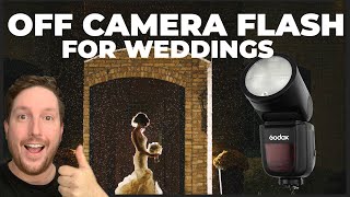 Off Camera Flash Wedding Photography Tutorial Nikon D850 Godox V1 amp Xpro [upl. by Derte]