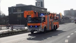 Verkehrschaos und über die Gegenfahrbahn Löschzug der BF Offenbach [upl. by Thierry336]