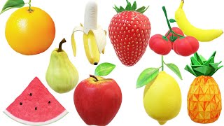 Learn Fruits name for kids  फलों के नाम  Fruits name in Hindi and English  Fruits name list [upl. by Dorweiler]