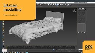 3D max  modelling uzbek tilida karovat yasaymiz toliq [upl. by Renraw966]