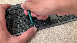 Logitech MX Keys and MX Craft keyboard keycap removal [upl. by Levy]