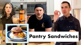 Pro Chefs Make 9 Kinds of Pantry Sandwiches  Test Kitchen Talks  Home  Bon Appétit [upl. by Henrik]